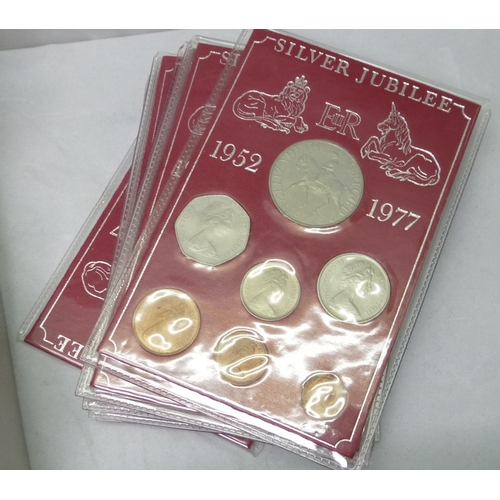 405 - Ten Isle of Man 1978 Royal Commemorative crown coins; nineteen various Elizabeth II cased coin colle... 