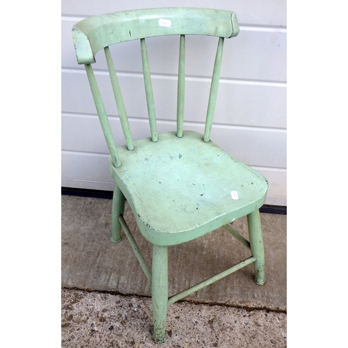 861 - A painted child's chair