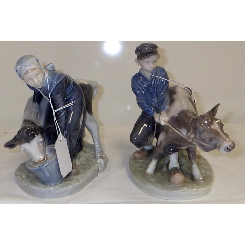 10 - Two Royal Copenhagen Figures model no's: 779 & 772 (2)