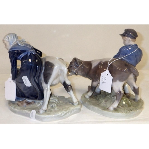 10 - Two Royal Copenhagen Figures model no's: 779 & 772 (2)