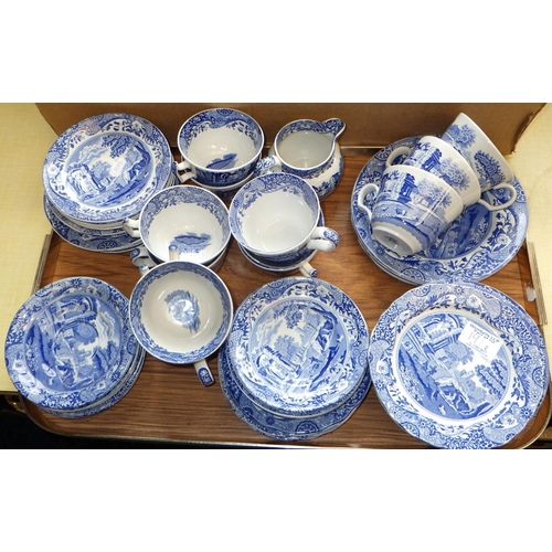 19 - A large qty of various Spode Italian tea and dinner ware (2)