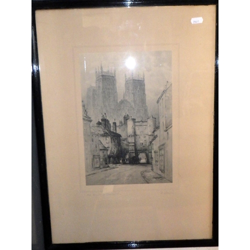 31 - Six York interest prints
