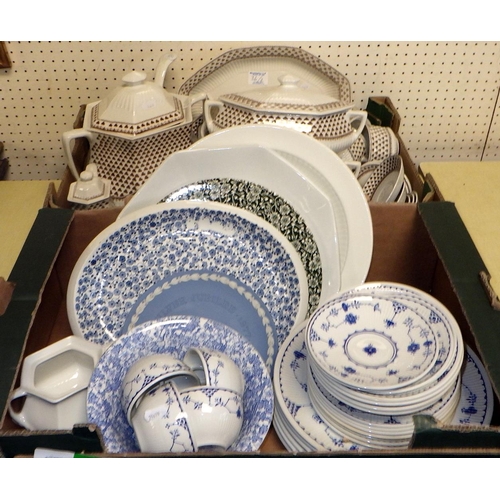 36 - A large qty of Adams Sharon dinner and tea ware together with a part Danish tea set etc (2).