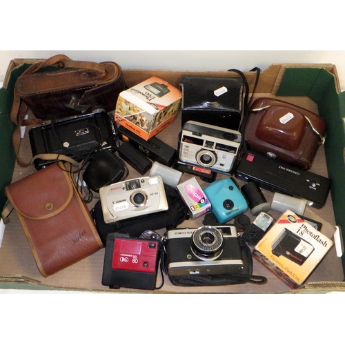 45 - A qty of misc cameras