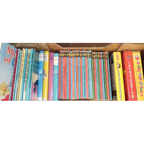 63 - A collection of various children's books to include Ladybird etc together with a Christening gown (1... 