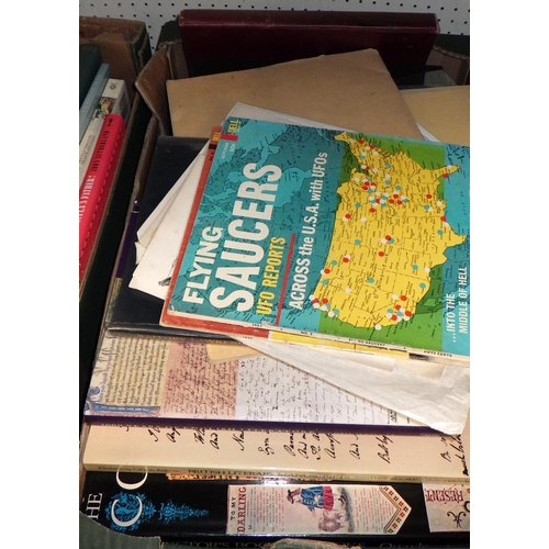 71 - Four boxes of misc books