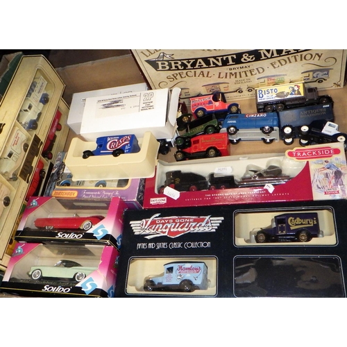 72 - A qty of mainly boxed die cast vehicles to include Days Gone, LLedo, Matchbox, Royal Mail collection... 