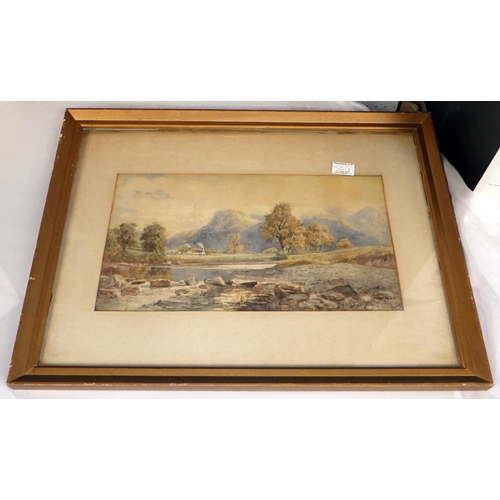 58 - Lloyd Bond, Three framed Landscape watercolours 83x68cm, 83x68cm 66x 50cm (3)