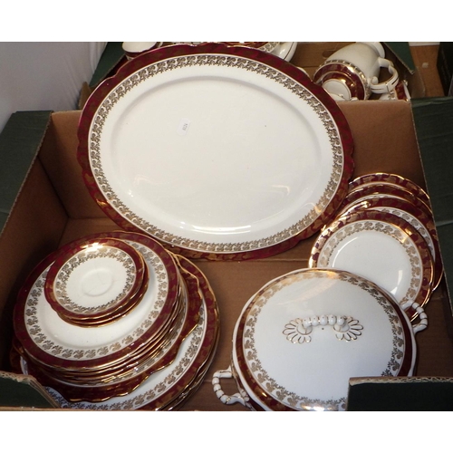 95 - Two boxes of Royal Stafford dinner ware