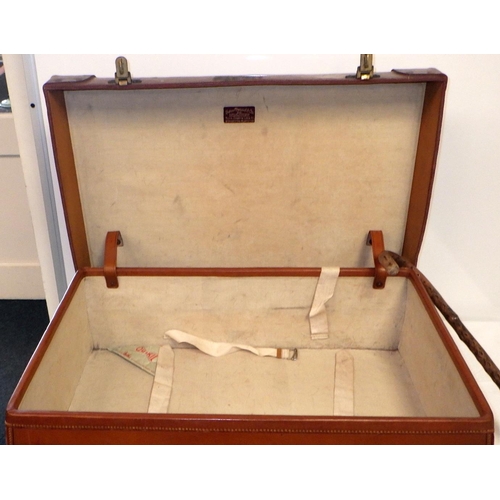 150 - Leather suit case