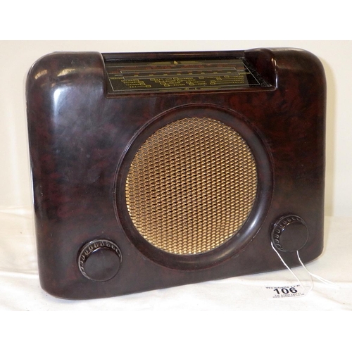 106 - A Vintage Bush radio, no cable