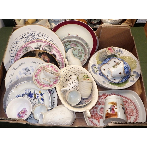 208 - A qty of misc ceramics to include cabinet plates, mustard pots, cups & saucers etc (2)