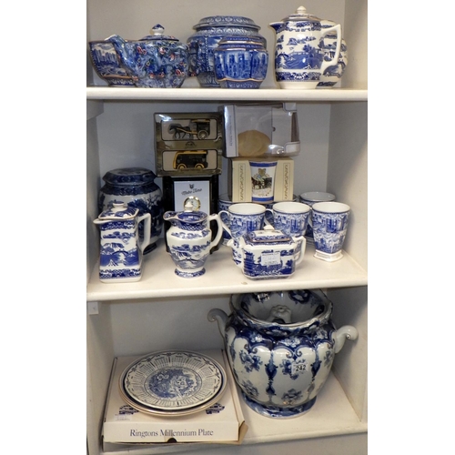 242 - A large collection of various Ringtons blue and white ceramics and collectables (qty)