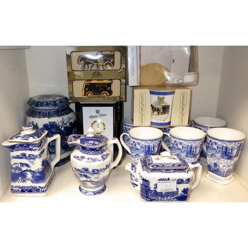 242 - A large collection of various Ringtons blue and white ceramics and collectables (qty)