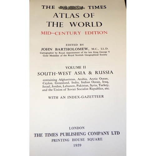 194 - Five Vol's of The Times Atlas Of The World