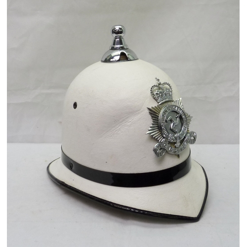 409 - An Isle of Man Constabulary police helmet, a/f