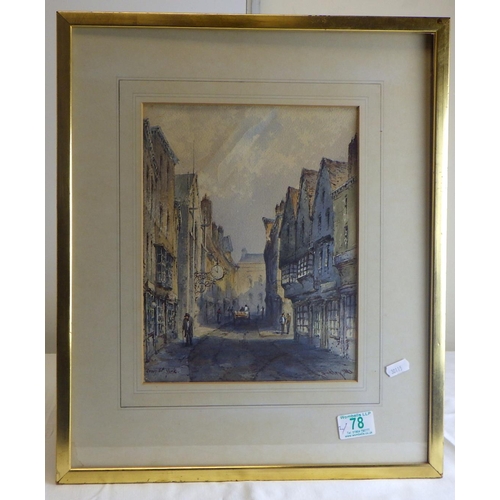 78 - Tom Dudley (1857-1935) two framed watercolours 