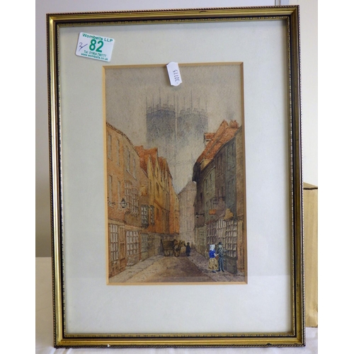 82 - Tom Dudley (1857-1935). Two framed watercolours- 