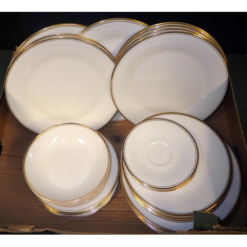 194 - A large qty of Royal Doulton Gold Concord dinner and tea ware (2)