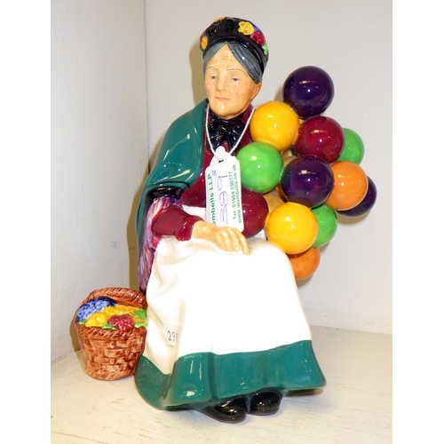 389 - Three Royal Doulton figures: Pamela, The old balloon seller & The balloon man (3)