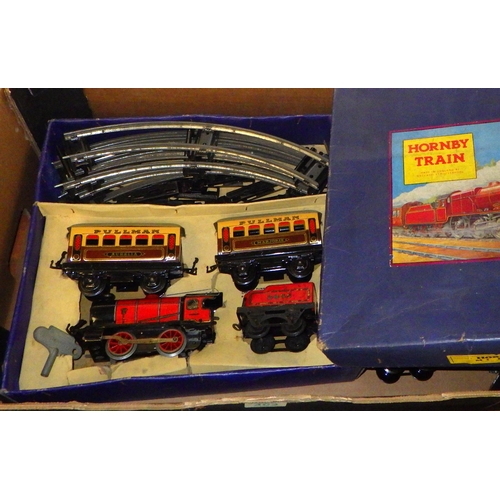 403 - A Hornby Pullman O gauge train set boxed