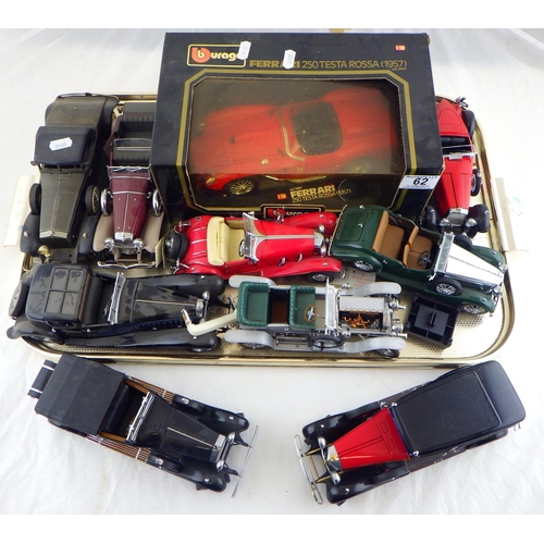 62 - A group of collectible die cast cars