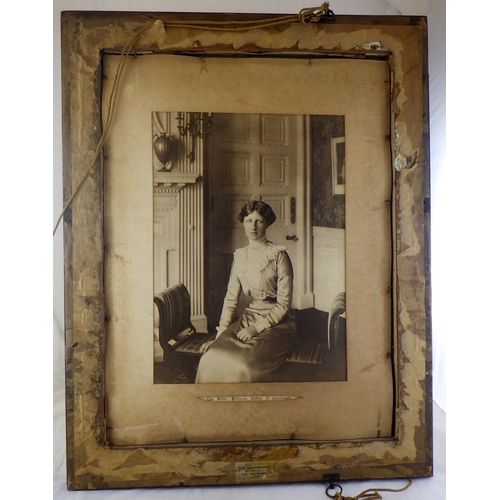 67 - A rosewood framed Blucher print 76 x 60cm, portrait to the back