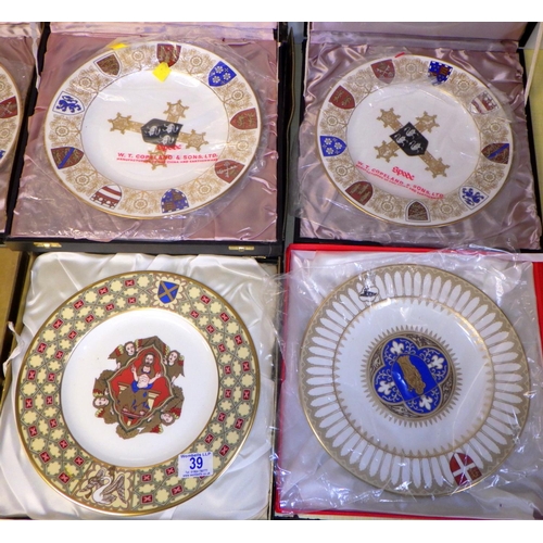 39 - A collection of 7 Spode, Minton & Wedgwood collectors plates (7)