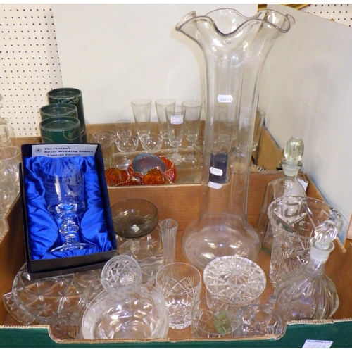 68 - Three boxes of misc glass ware (3)