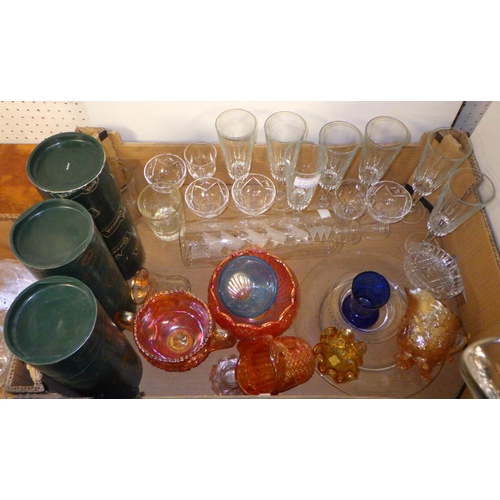 68 - Three boxes of misc glass ware (3)