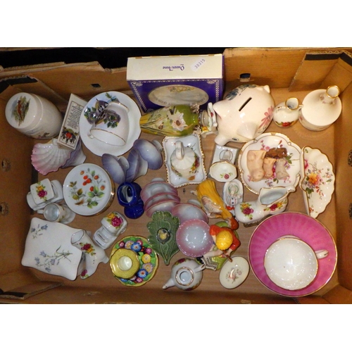 106 - Six boxes of misc ceramics to include Poole, Wedgwood, plates etc (6) AF