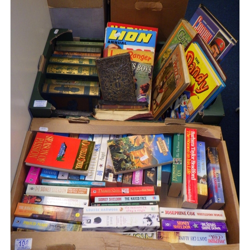 108 - A qty of various cookery books, vintage books together with a qty of paper backs (3)