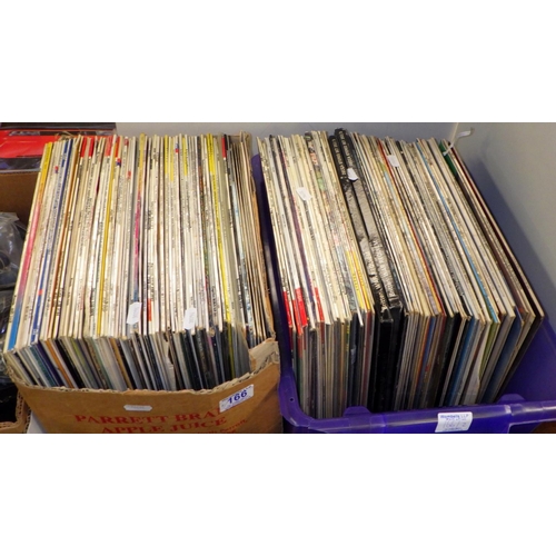 166 - Two boxes of mainly opera Lps (2)