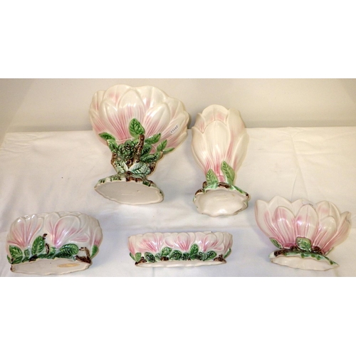 311 - Five Sylvac crocus pattern planters