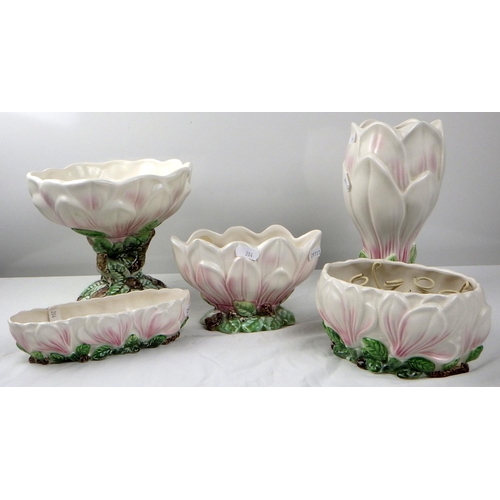 311 - Five Sylvac crocus pattern planters