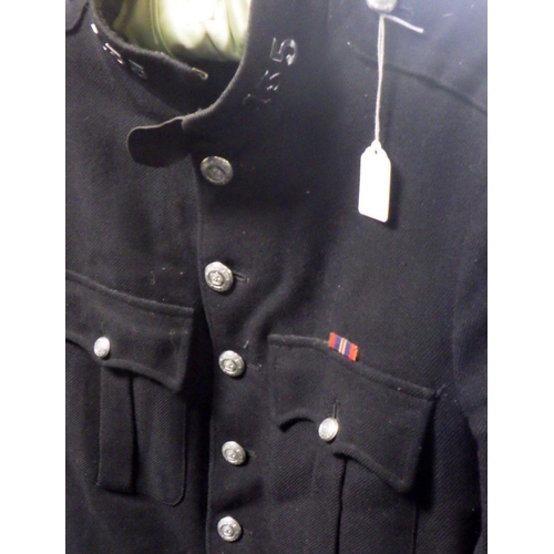 121 - York Police interest uniform items comprising two jackets; two pairs of un-used trousers; a cape. c1... 