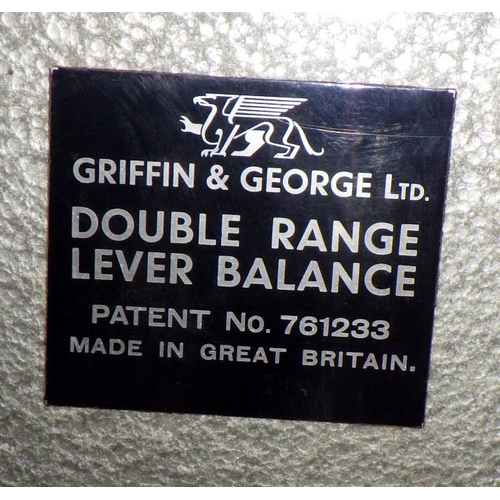 123 - Two Griffin & George Double Range Lever Balances, etc.  (4)