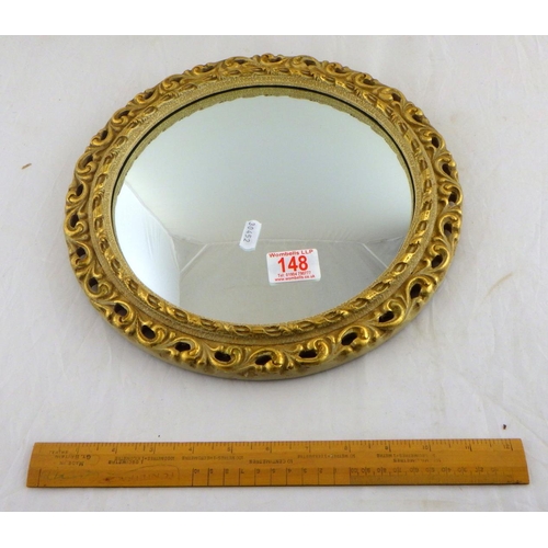 148 - A circular convex mirror