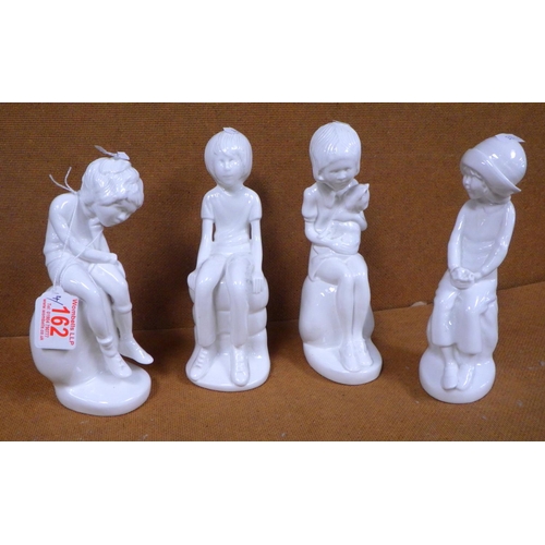 162 - Four Spode Pauline Shone figures (4)