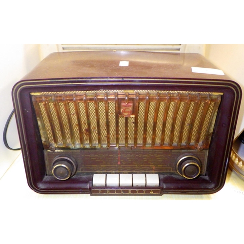 169 - Four various vintage radios (all require re-wire)