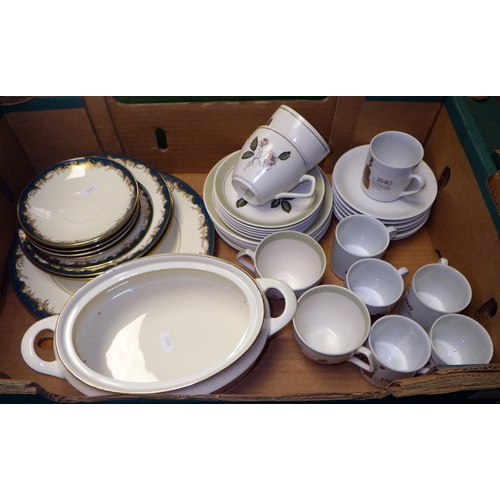 236 - Four boxes of misc ceramics to include Crown Devon, Crownford, etc (4)