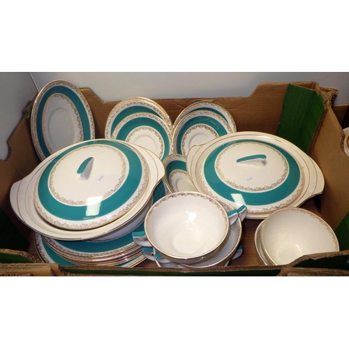 236 - Four boxes of misc ceramics to include Crown Devon, Crownford, etc (4)