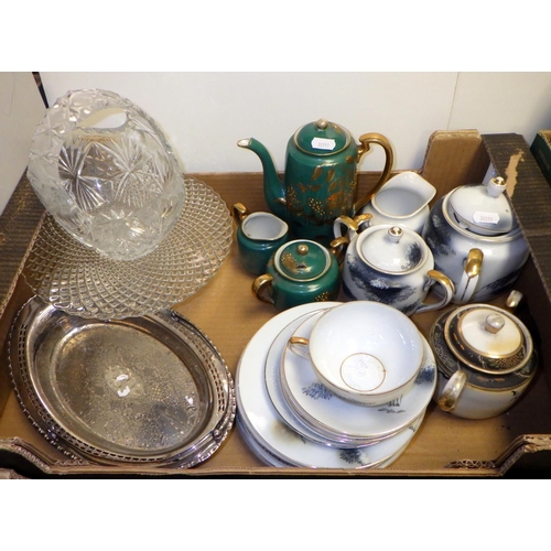 237 - Four boxes of misc ceramics to include Royal Doulton, Noritake, Taylor & Kent etc (4)