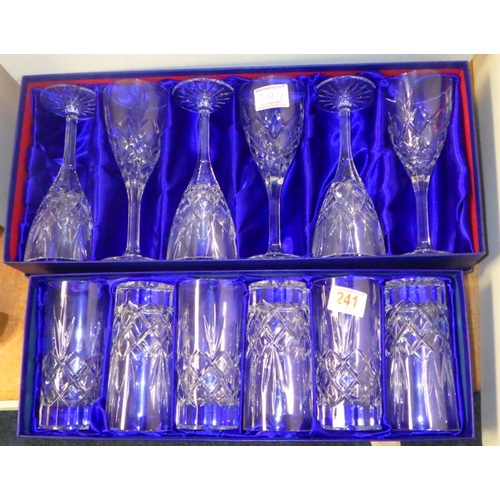 241 - Two boxed sets of Royal Doulton glasses (2)