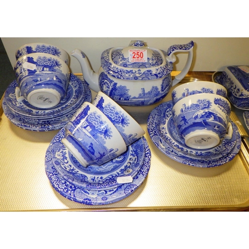 250 - A Spode Italian breakfast set (2)