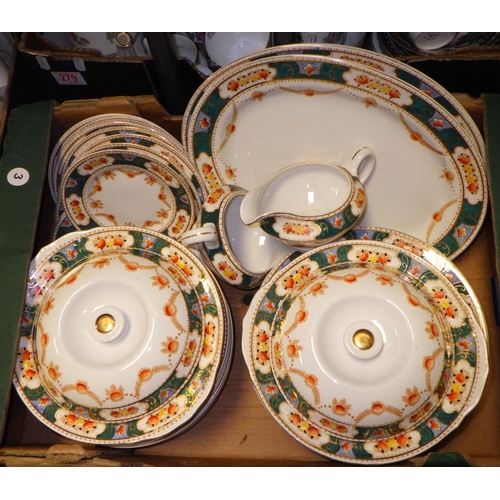 279 - A part Royal Doulton Berkshire dinner and tea set together with large qty of Indian tree table wares... 