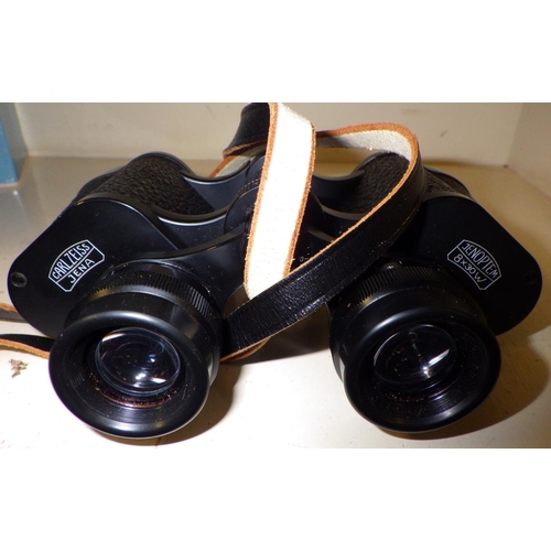 296 - A pair of boxed Carl Zeiss 8x30 field binoculars