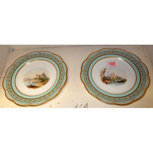 300 - Five Davenport cabinet plates