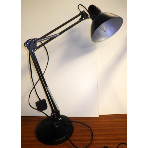 328 - Two anglepoise style lamps