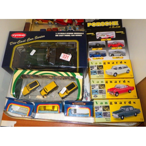 331 - Die Car toys incl Matchbox and Vanguards.  (2)